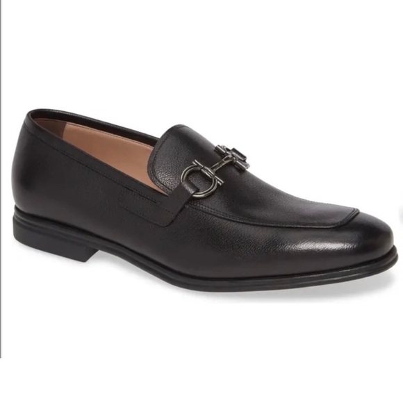 Salvatore Ferragamo Other - Salvatore Ferragamo Scarlet Pebble Leather Loafers Size 10.5 E